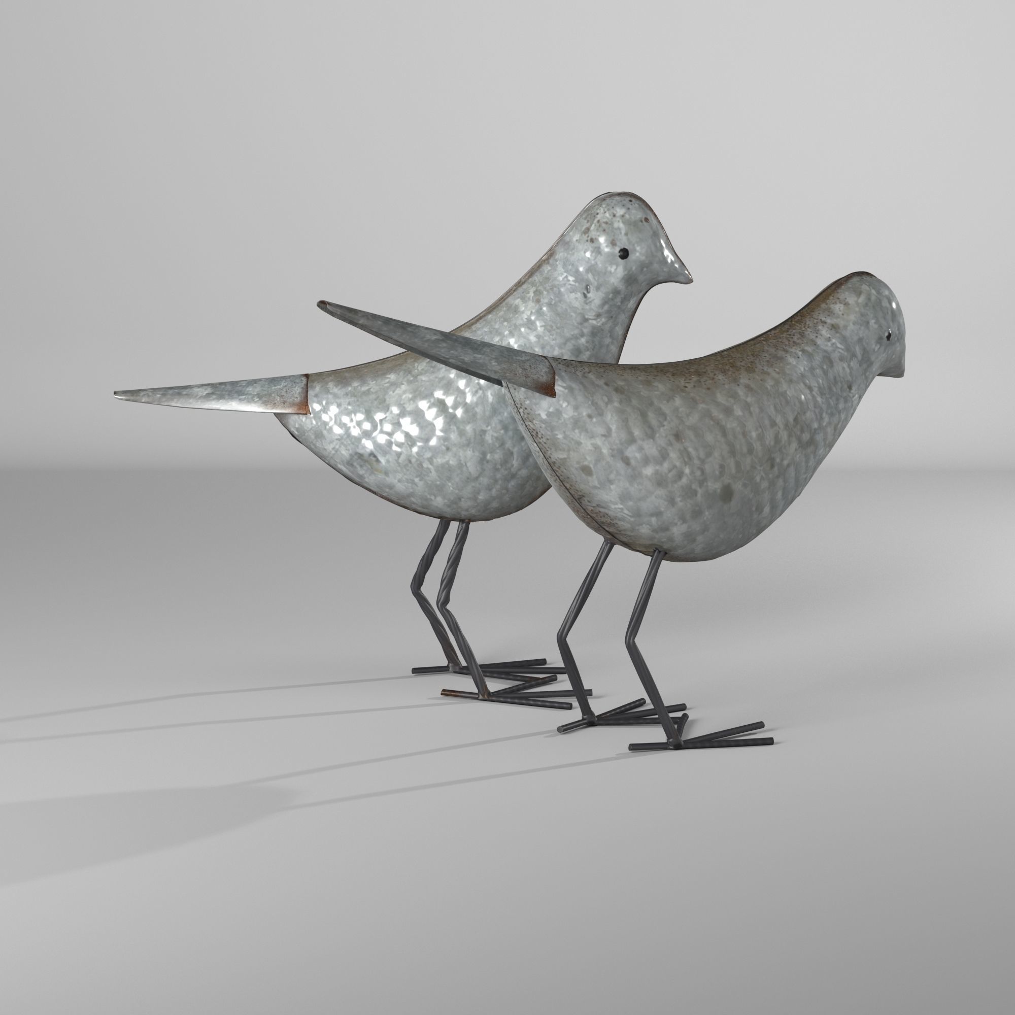 Gardner Bird Figurine Animal 3D model_6