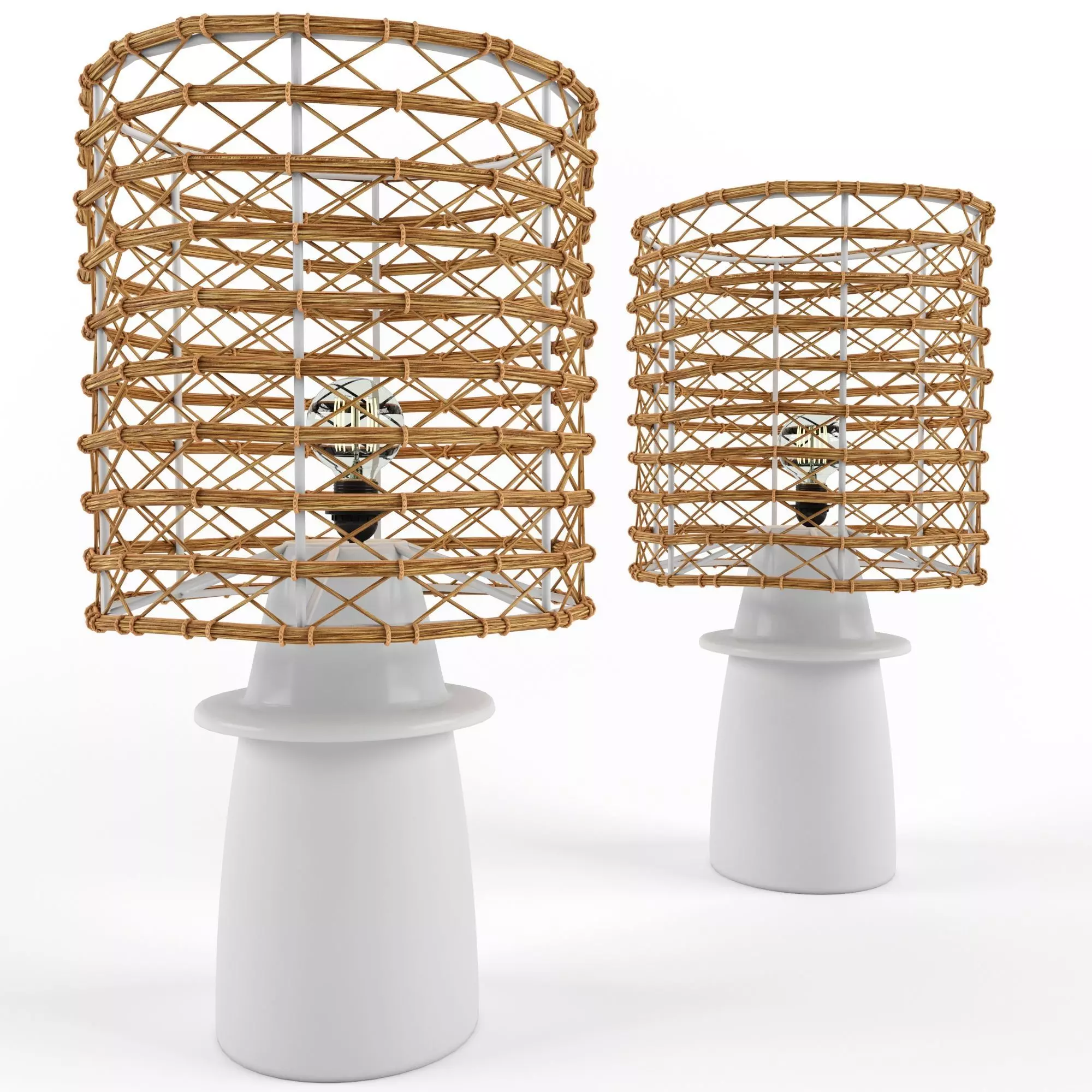 bamboo lamp 12 3D model_0