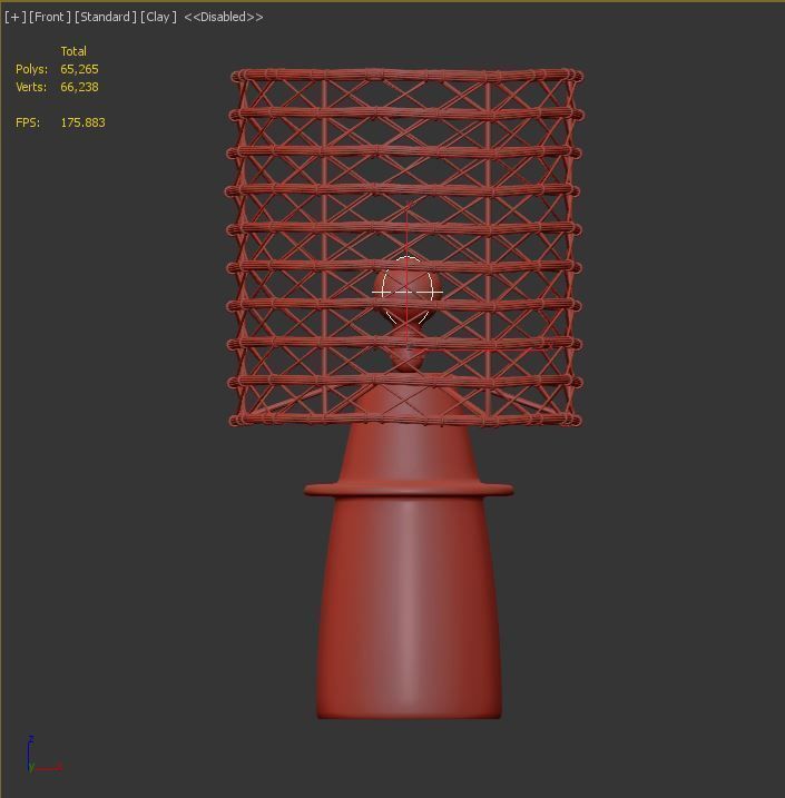 bamboo lamp 12 3D model_2