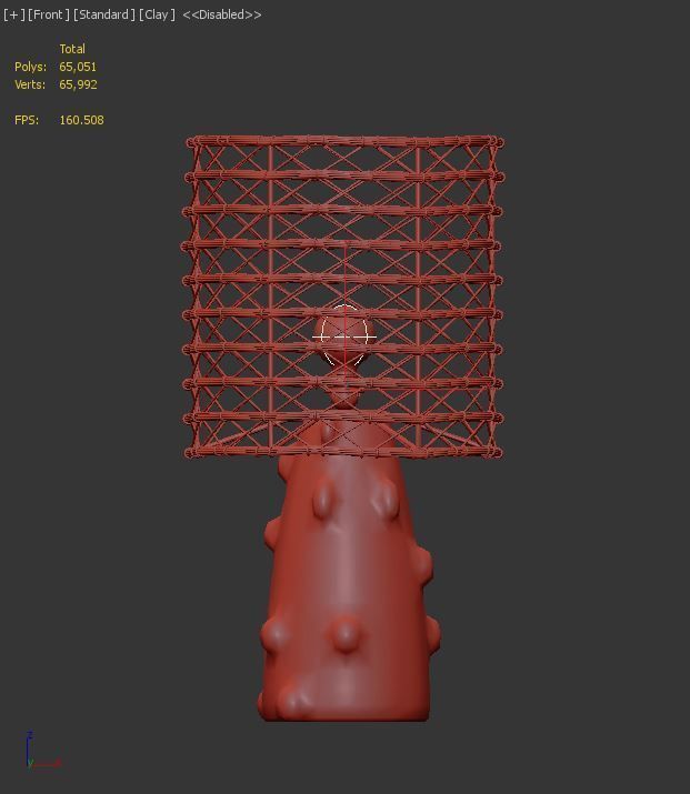 bamboo lamp 13 3D model_2