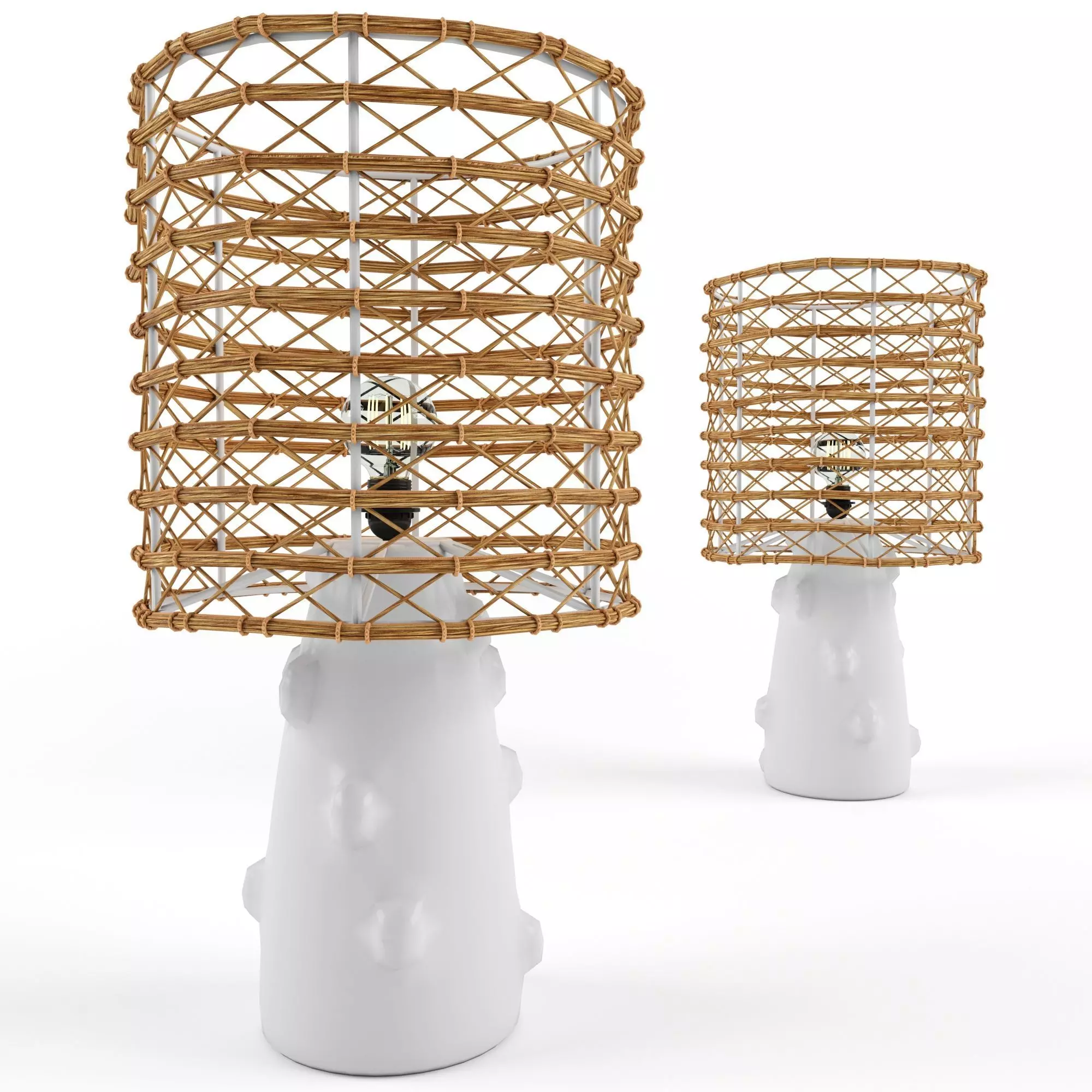 bamboo lamp 13 3D model_0