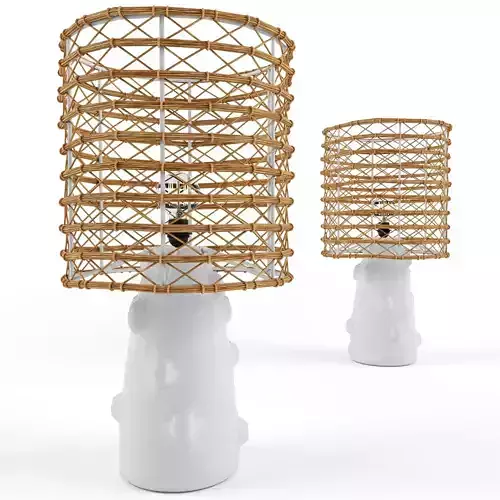 bamboo lamp 13 3D model