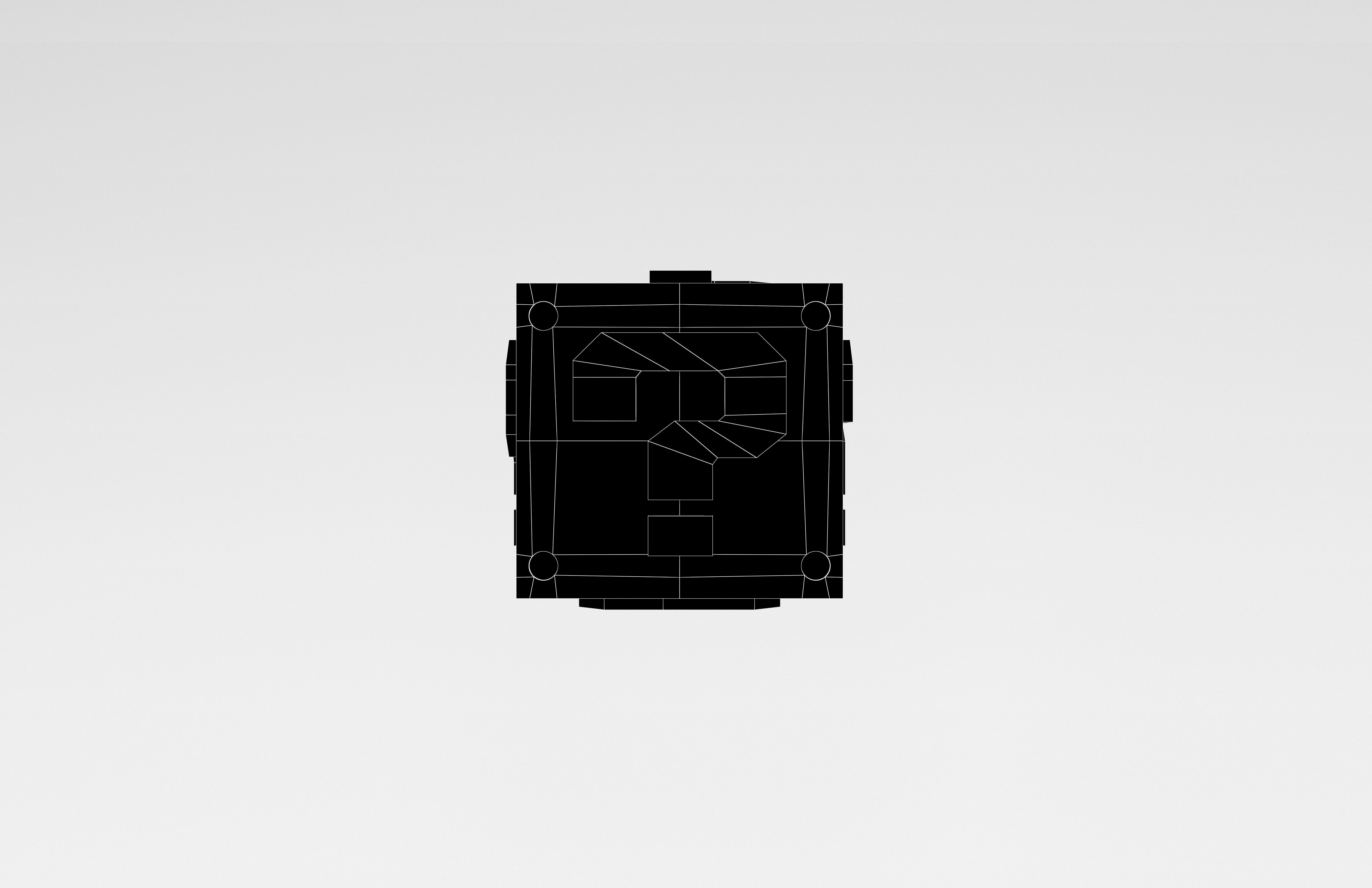 Super Mario Question Box v1 002 Low-poly 3D model_5