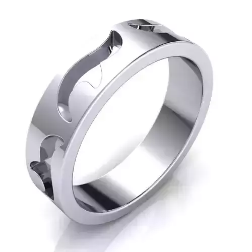 plain  Ring 3d model  Free 3D print model