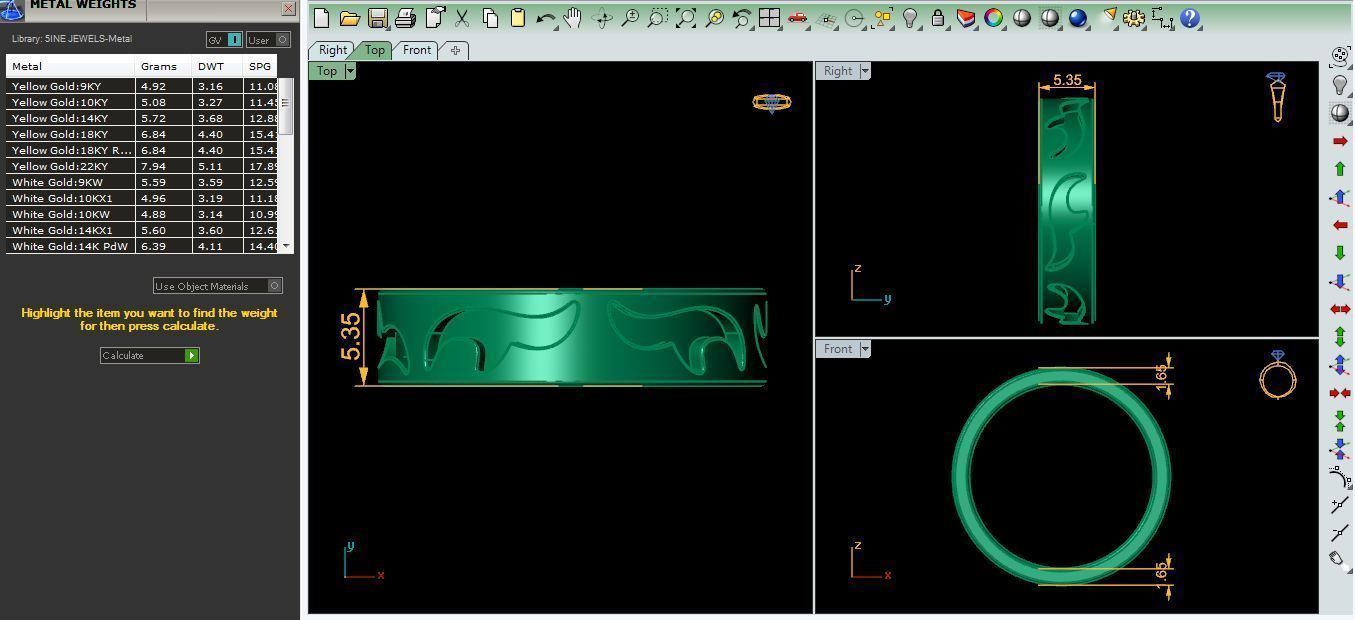 plain  Ring 3d model  Free 3D print model_8