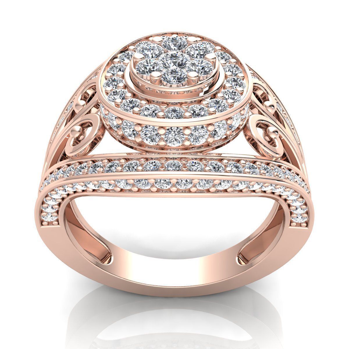 Vintage Collection Ring 3d Model print  3D print model_5