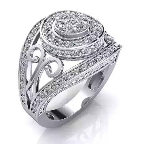 Vintage Collection Ring 3d Model print  3D print model
