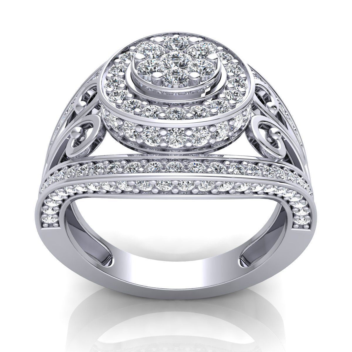 Vintage Collection Ring 3d Model print  3D print model_3