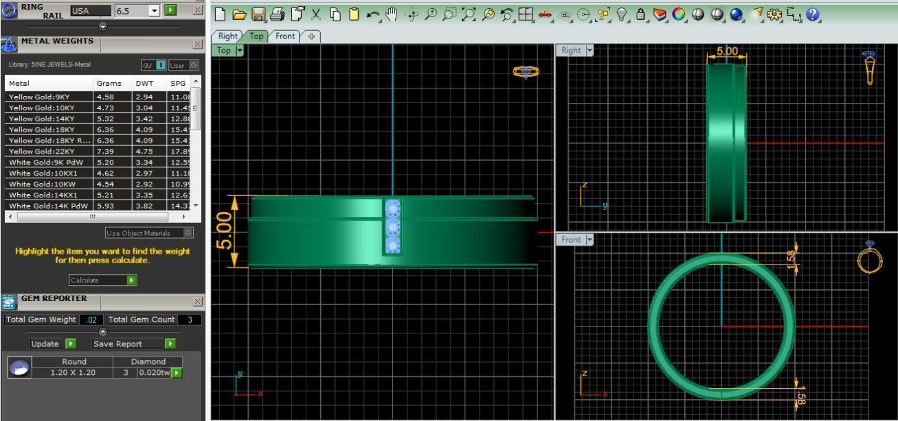 Plain Ring 3d Model Print  Free 3D print model_4