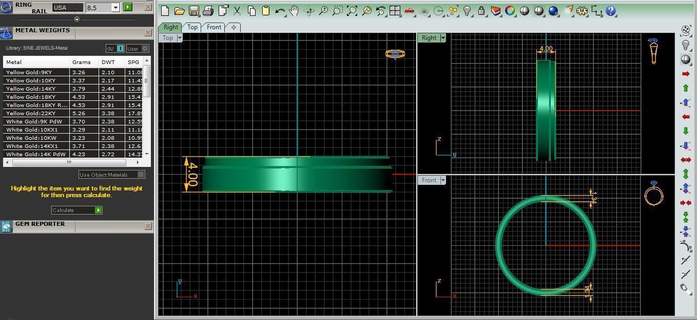 Plain Band Ring 3d Model Print Free 3D print model_8