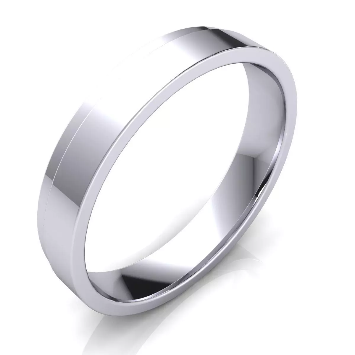 Plain Band Ring 3d Model Print Free 3D print model_0