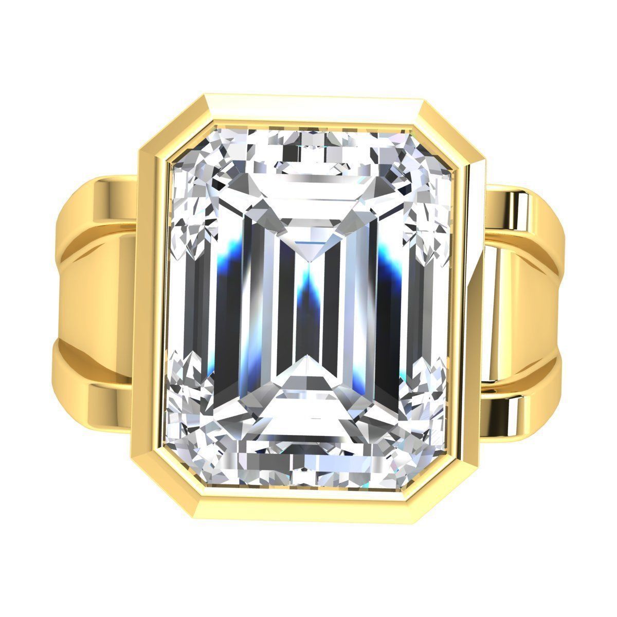 Big Stone Ring 3d Model Print  3D print model_9