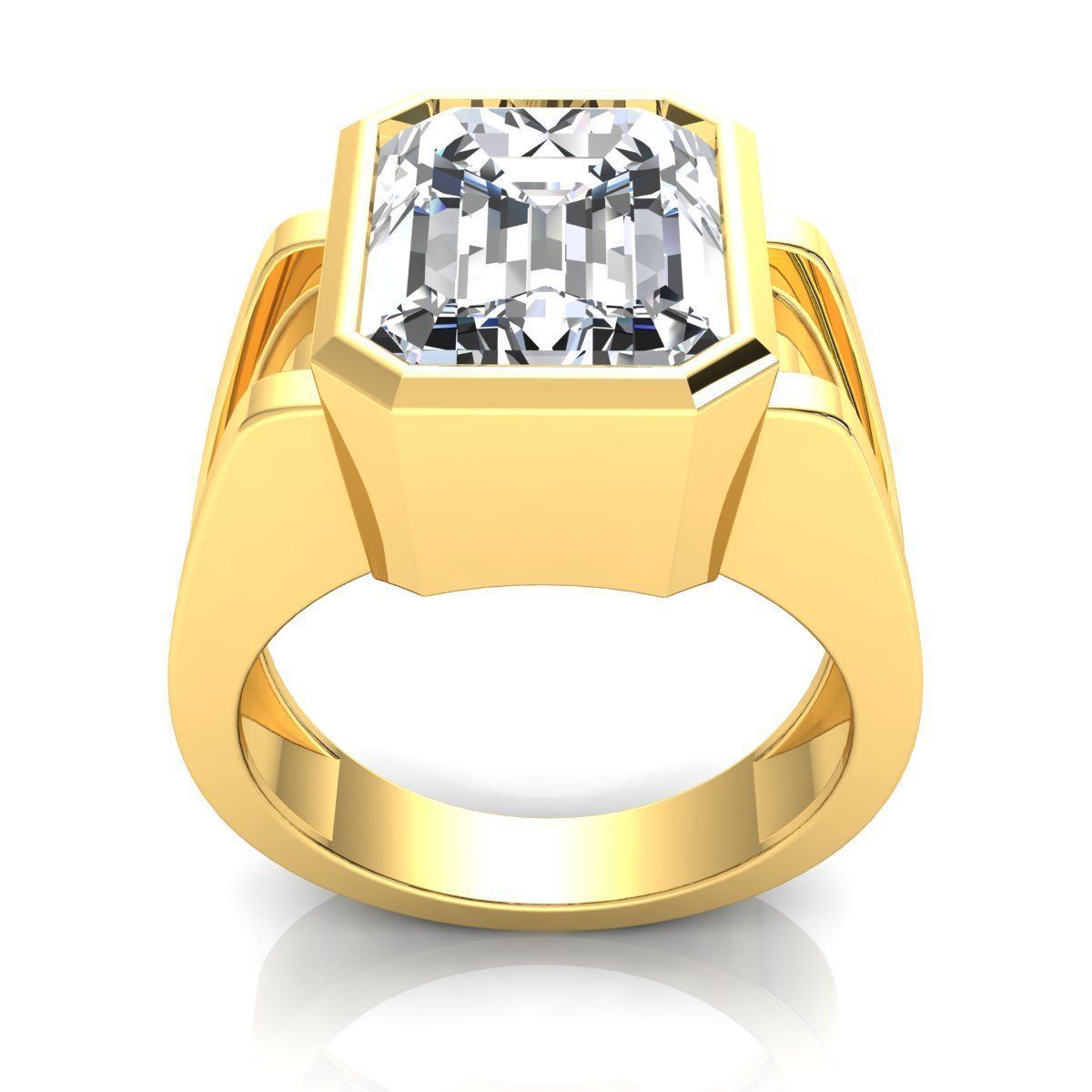 Big Stone Ring 3d Model Print  3D print model_6