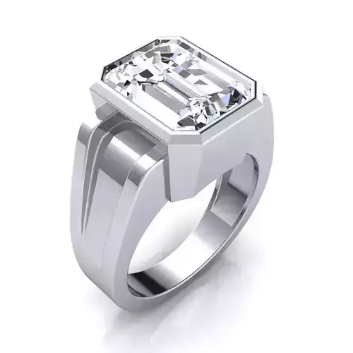 Big Stone Ring 3d Model Print  3D print model