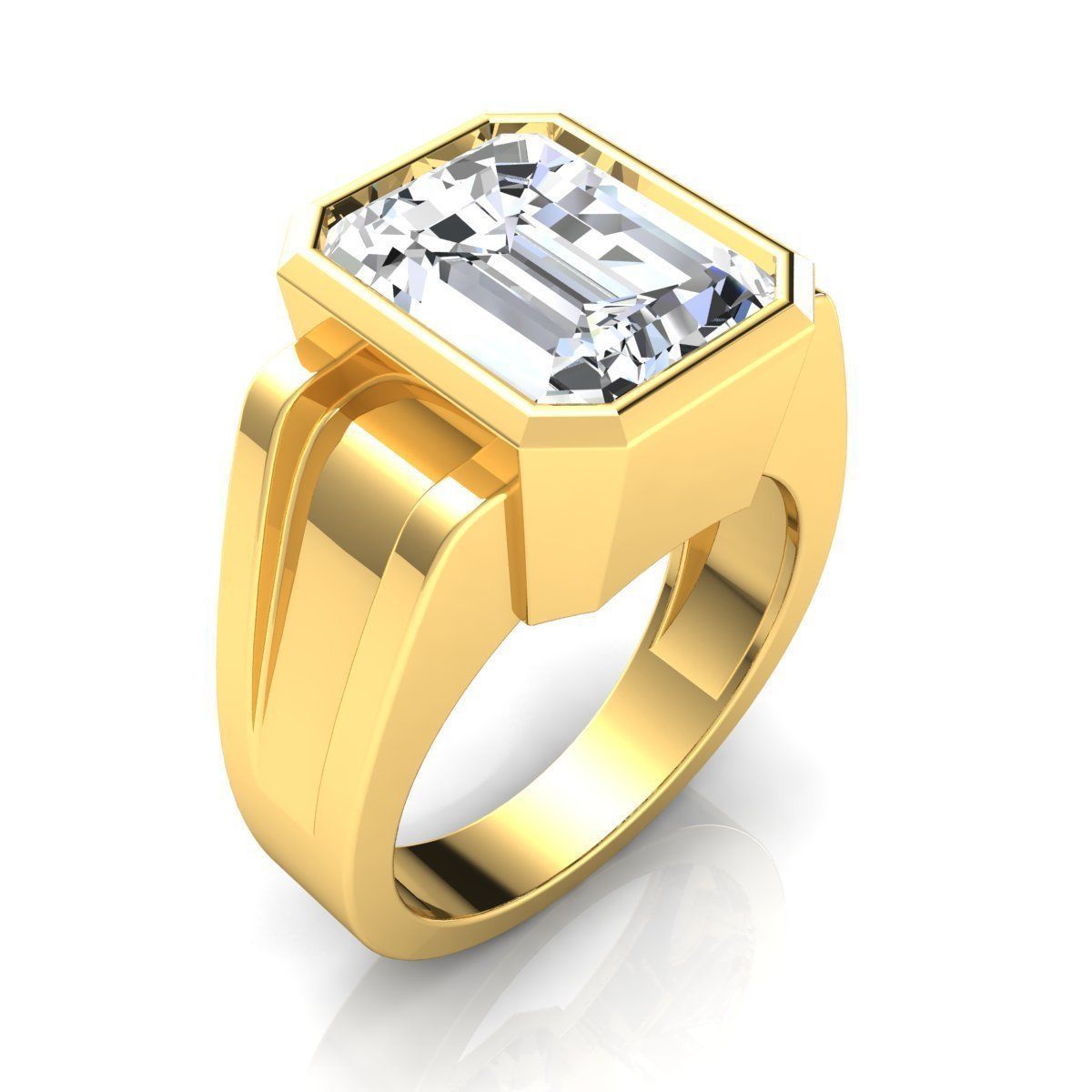 Big Stone Ring 3d Model Print  3D print model_2