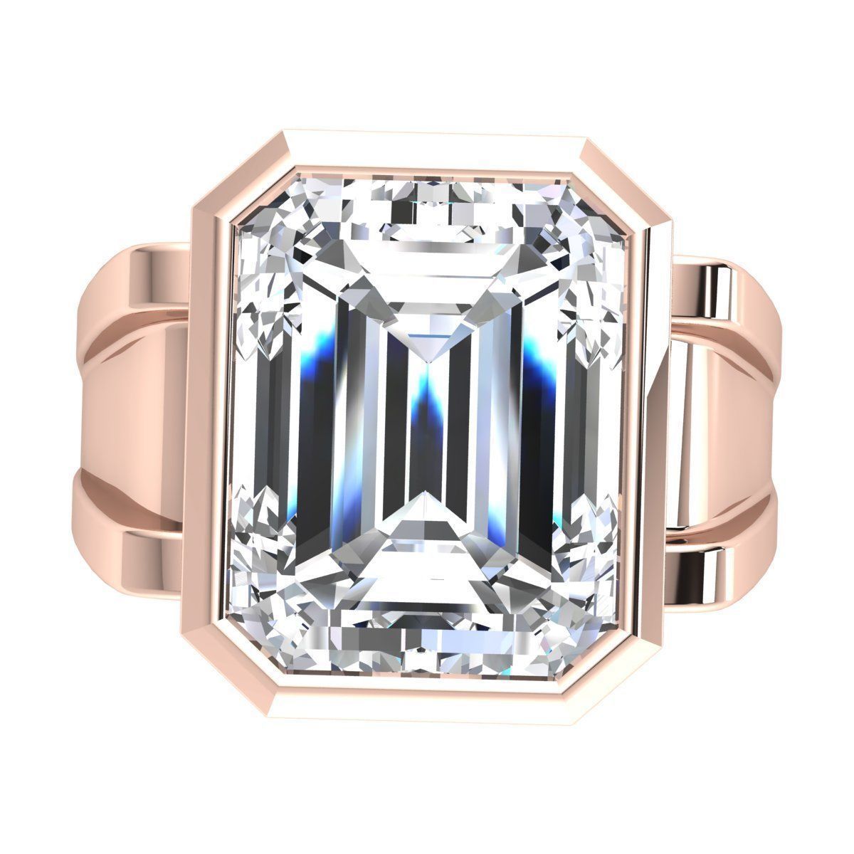 Big Stone Ring 3d Model Print  3D print model_8