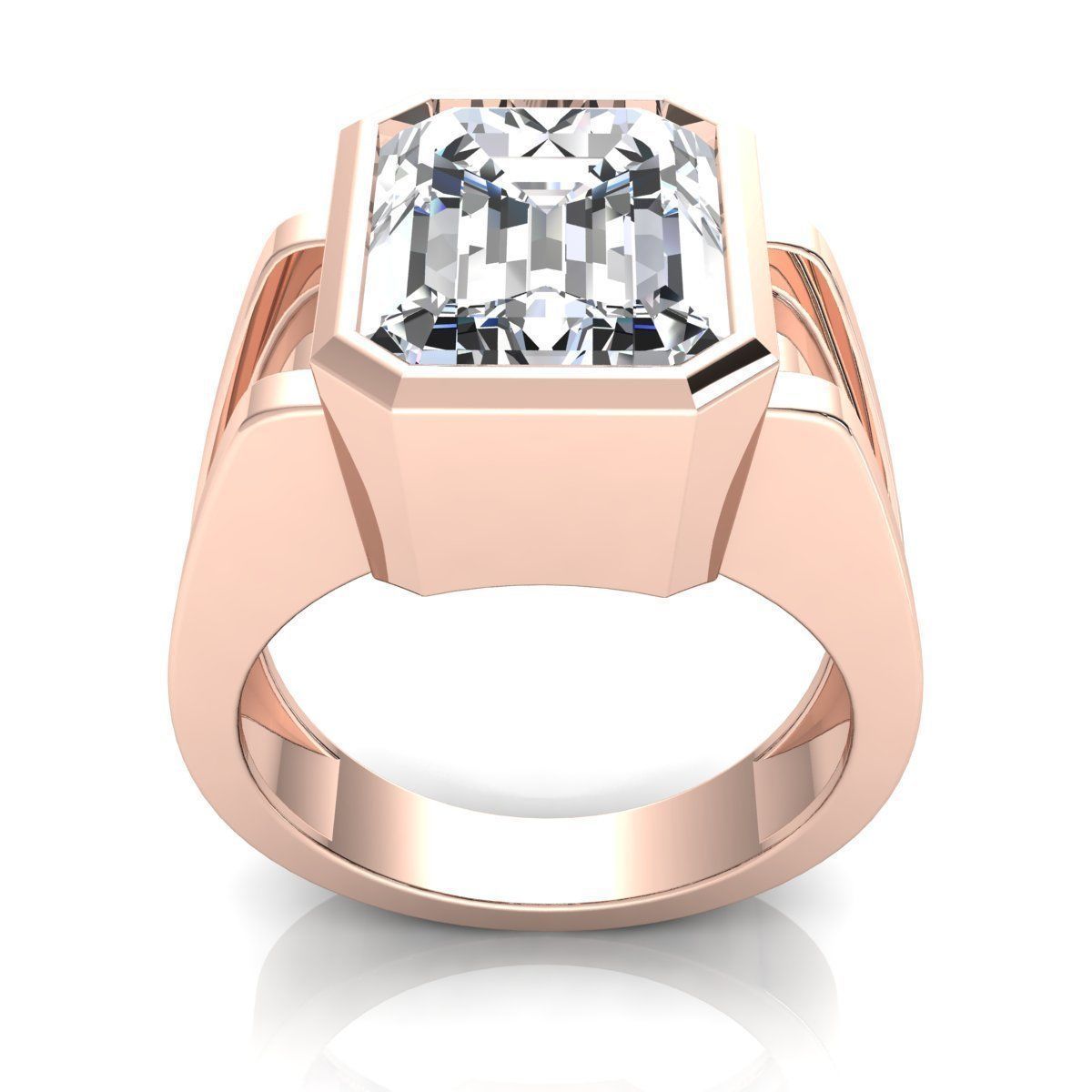 Big Stone Ring 3d Model Print  3D print model_5