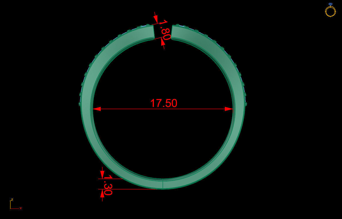 Ring 98 3D print model_9