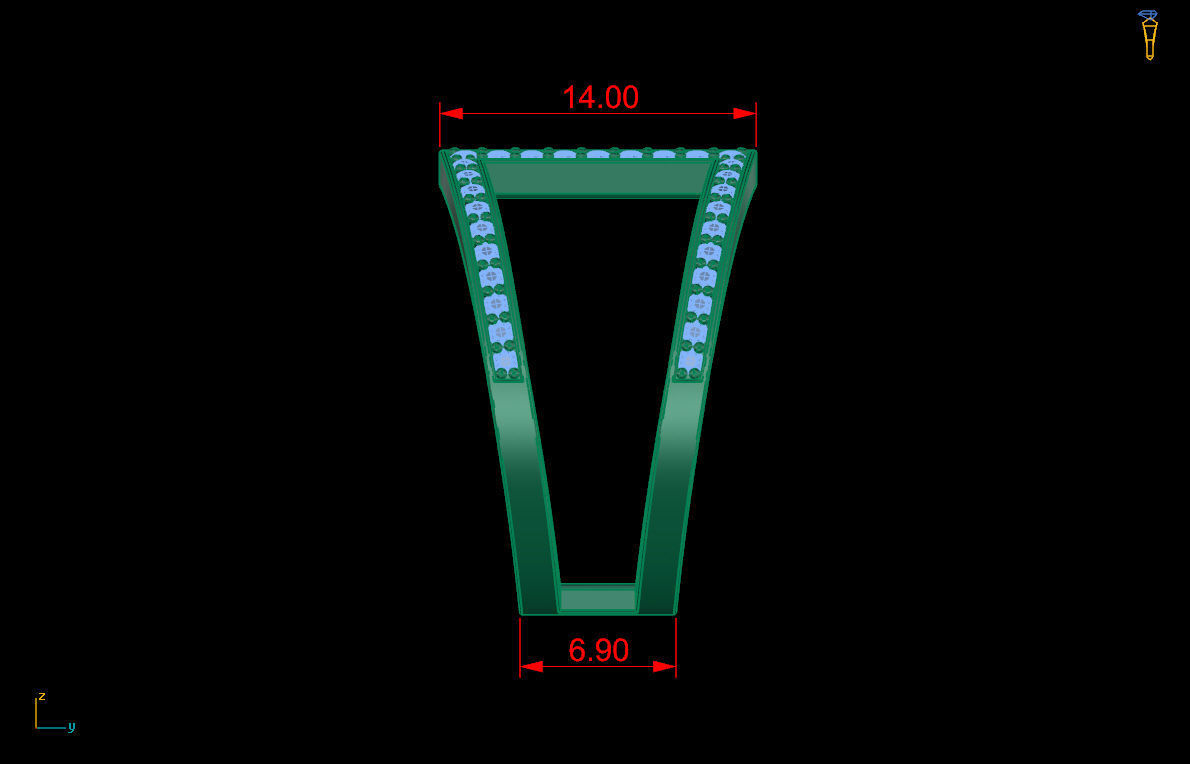 Ring 98 3D print model_7