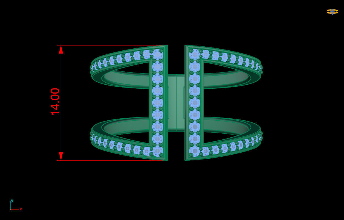 Ring 98 3D print model_10