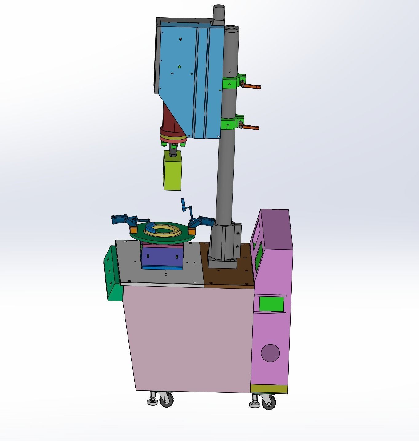 Ultrasonic welding machine Assembly 3D model_14