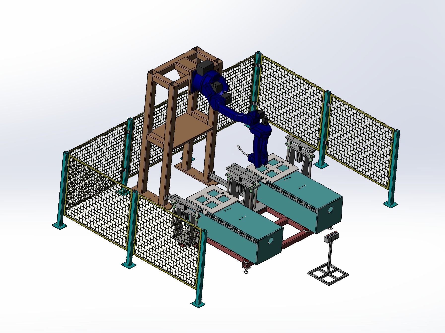 Ultrasonic welding machine Assembly 3D model_25