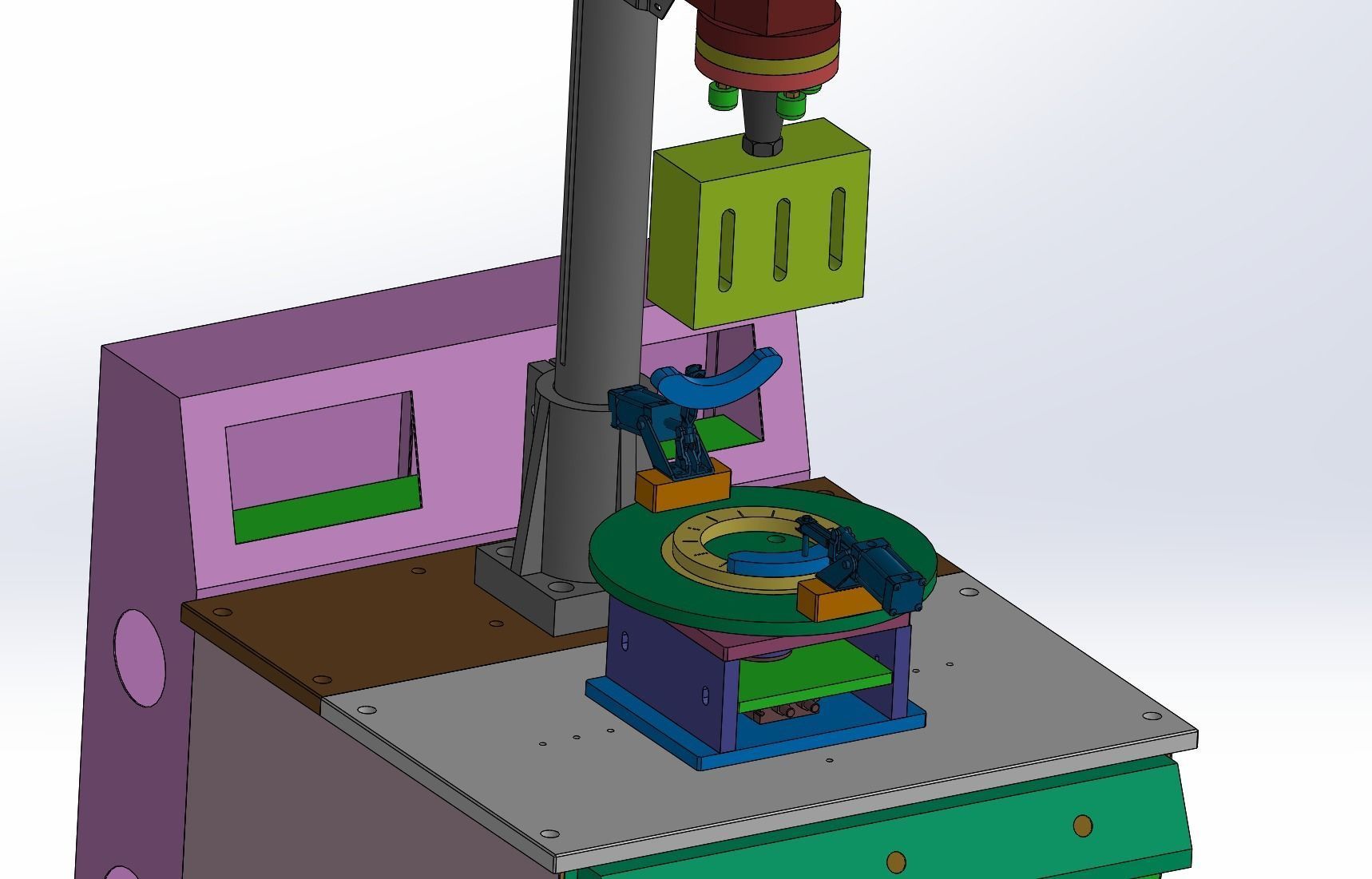 Ultrasonic welding machine Assembly 3D model_8