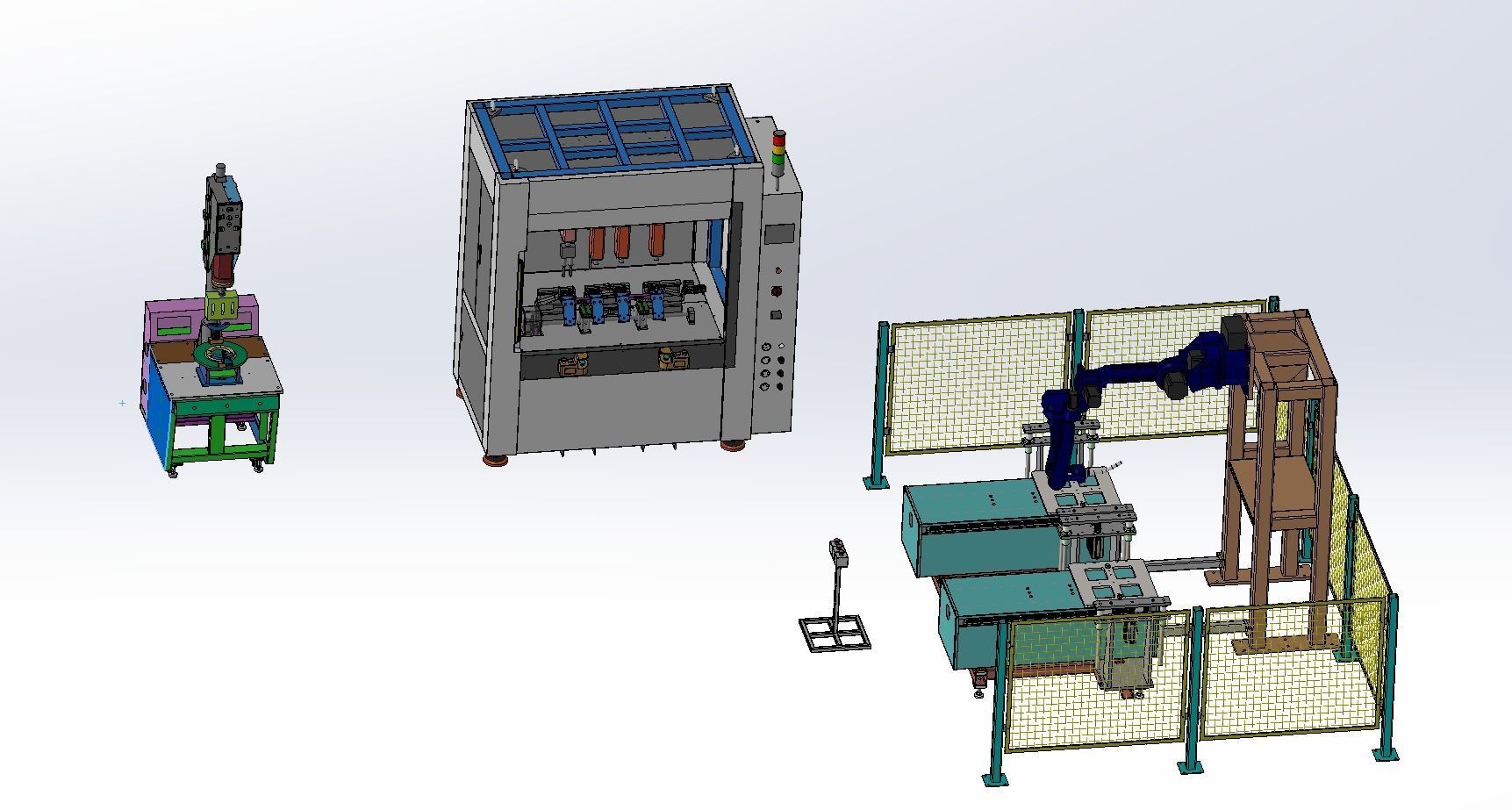 Ultrasonic welding machine Assembly 3D model_7