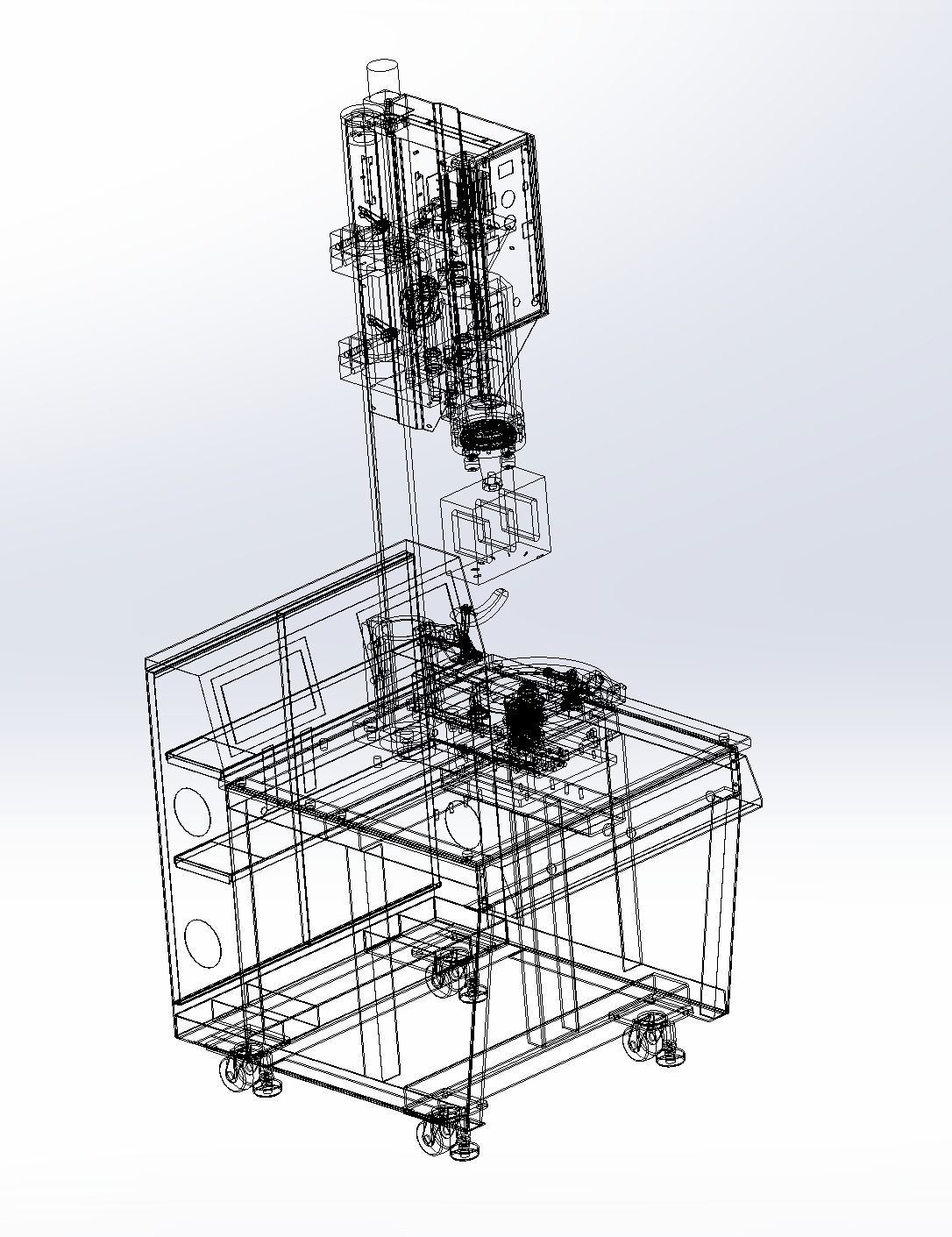 Ultrasonic welding machine Assembly 3D model_17