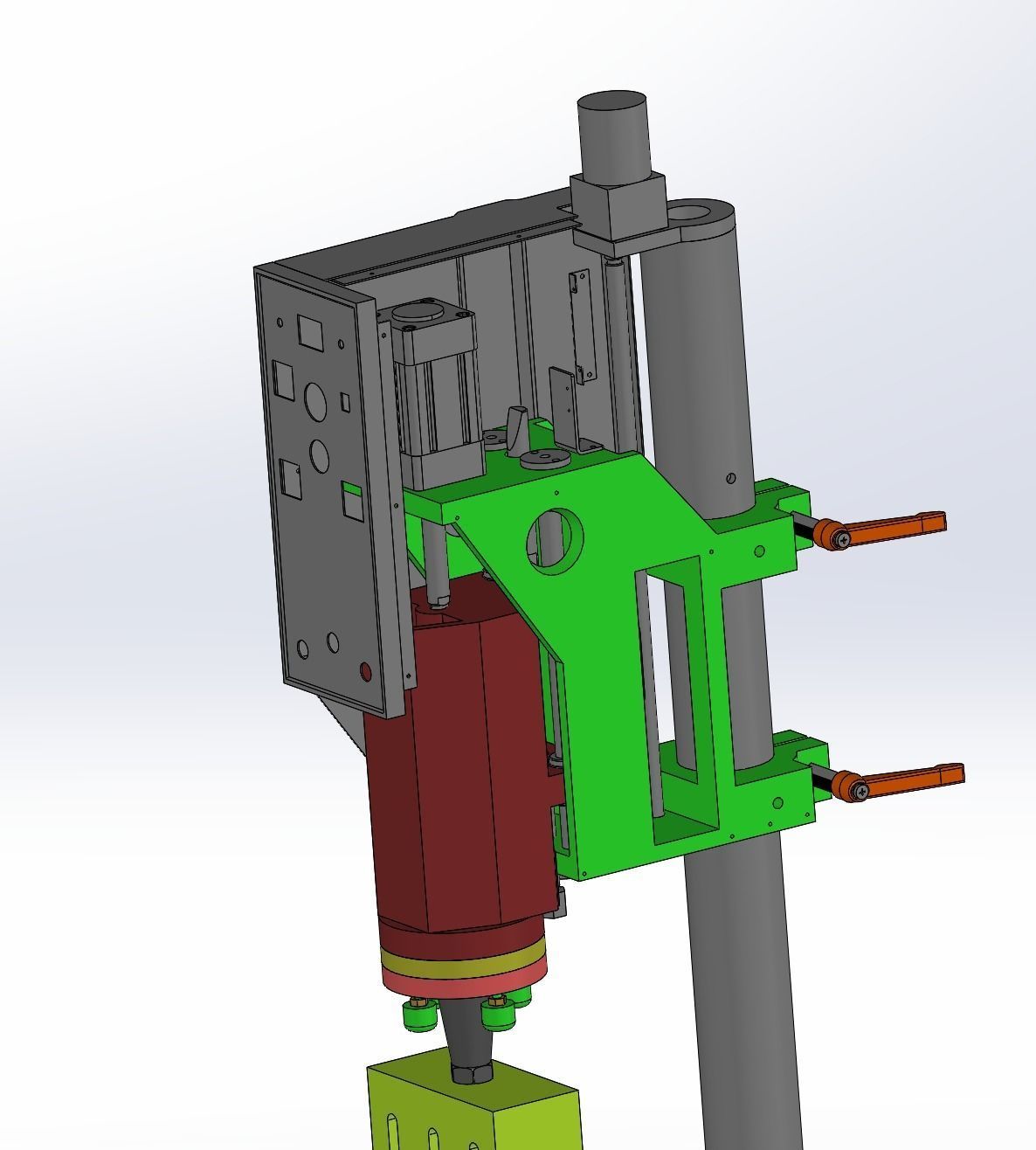 Ultrasonic welding machine Assembly 3D model_11