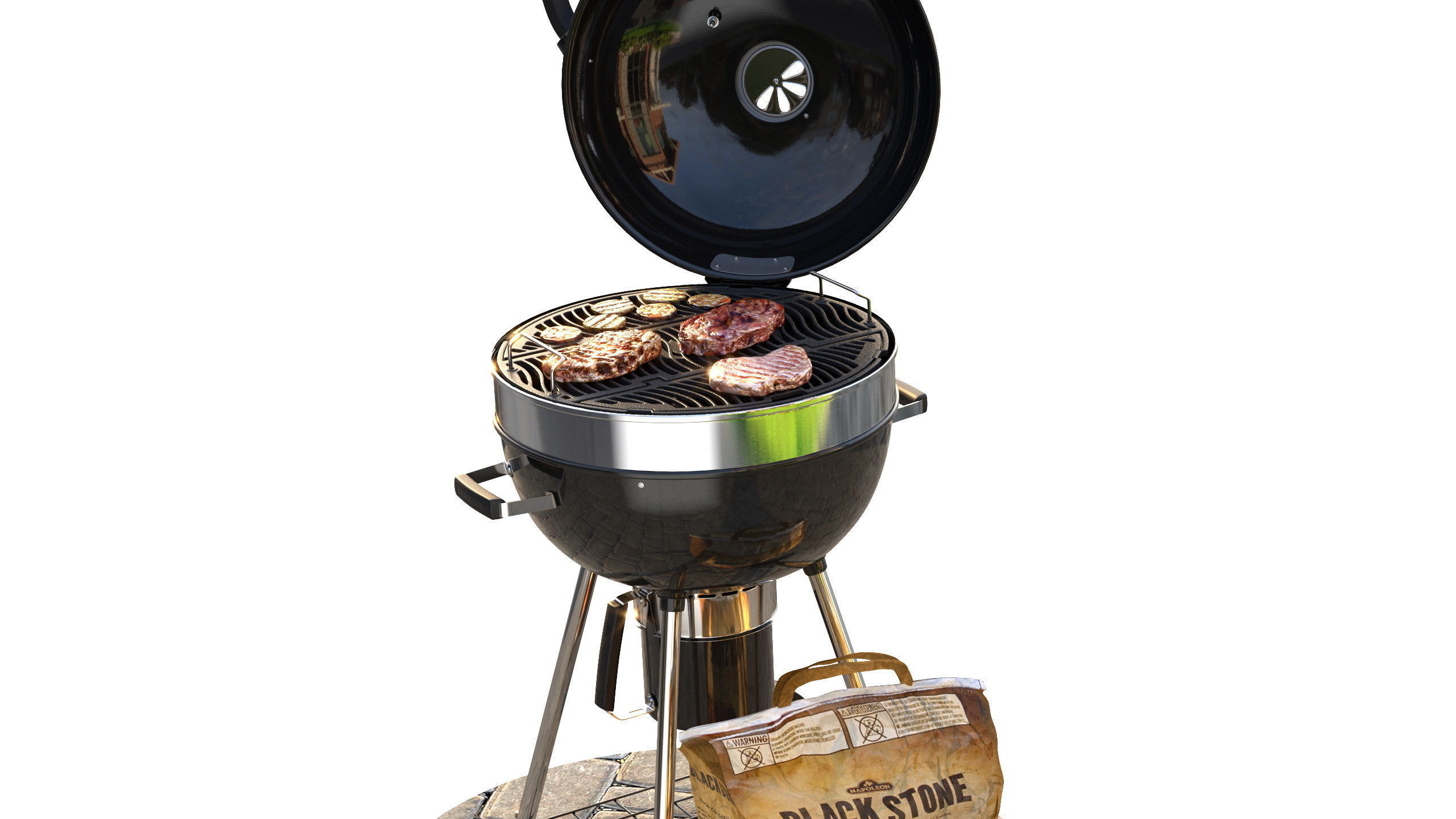 Napoleon Pro Charcoal 3D model_10