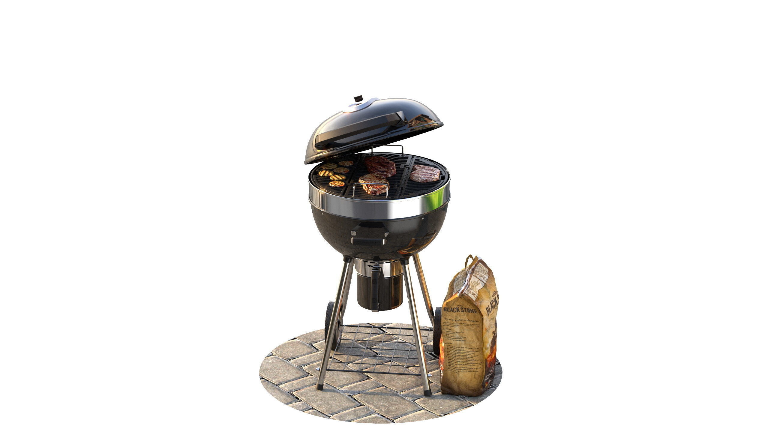 Napoleon Pro Charcoal 3D model_7