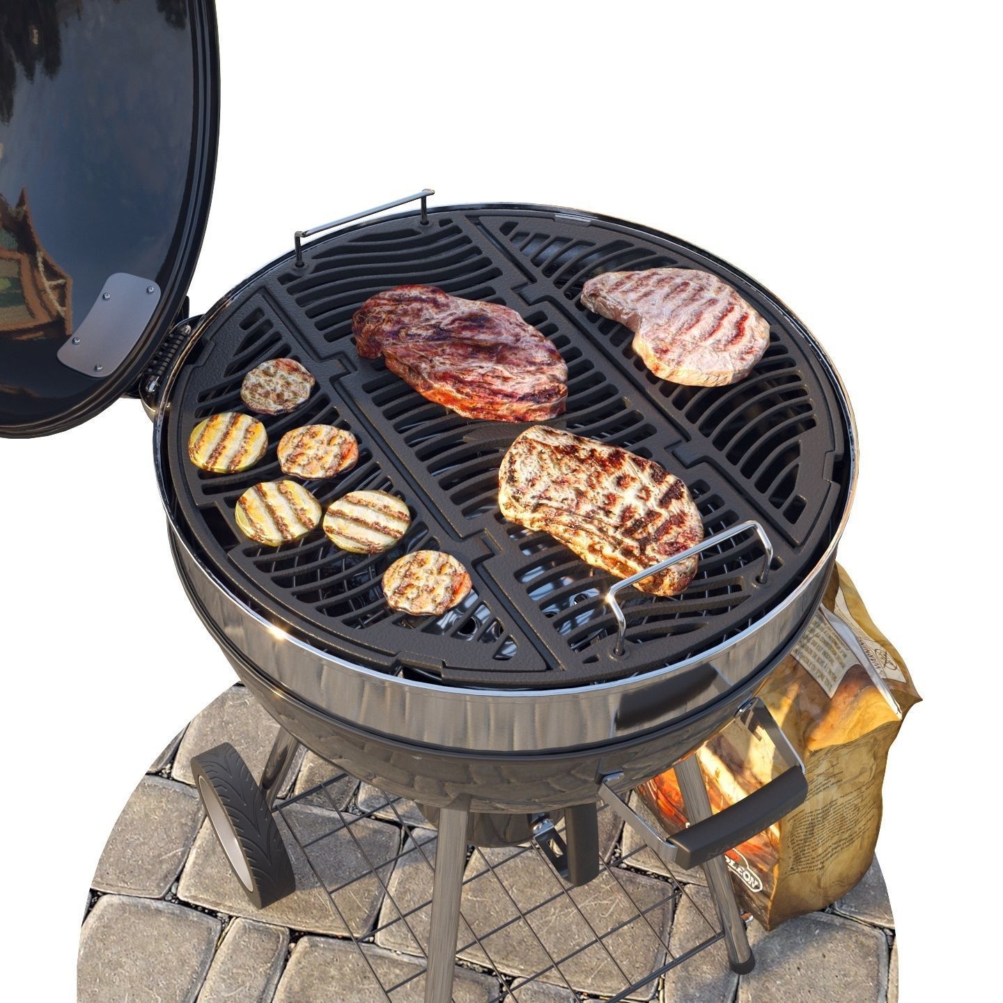 Napoleon Pro Charcoal 3D model_4