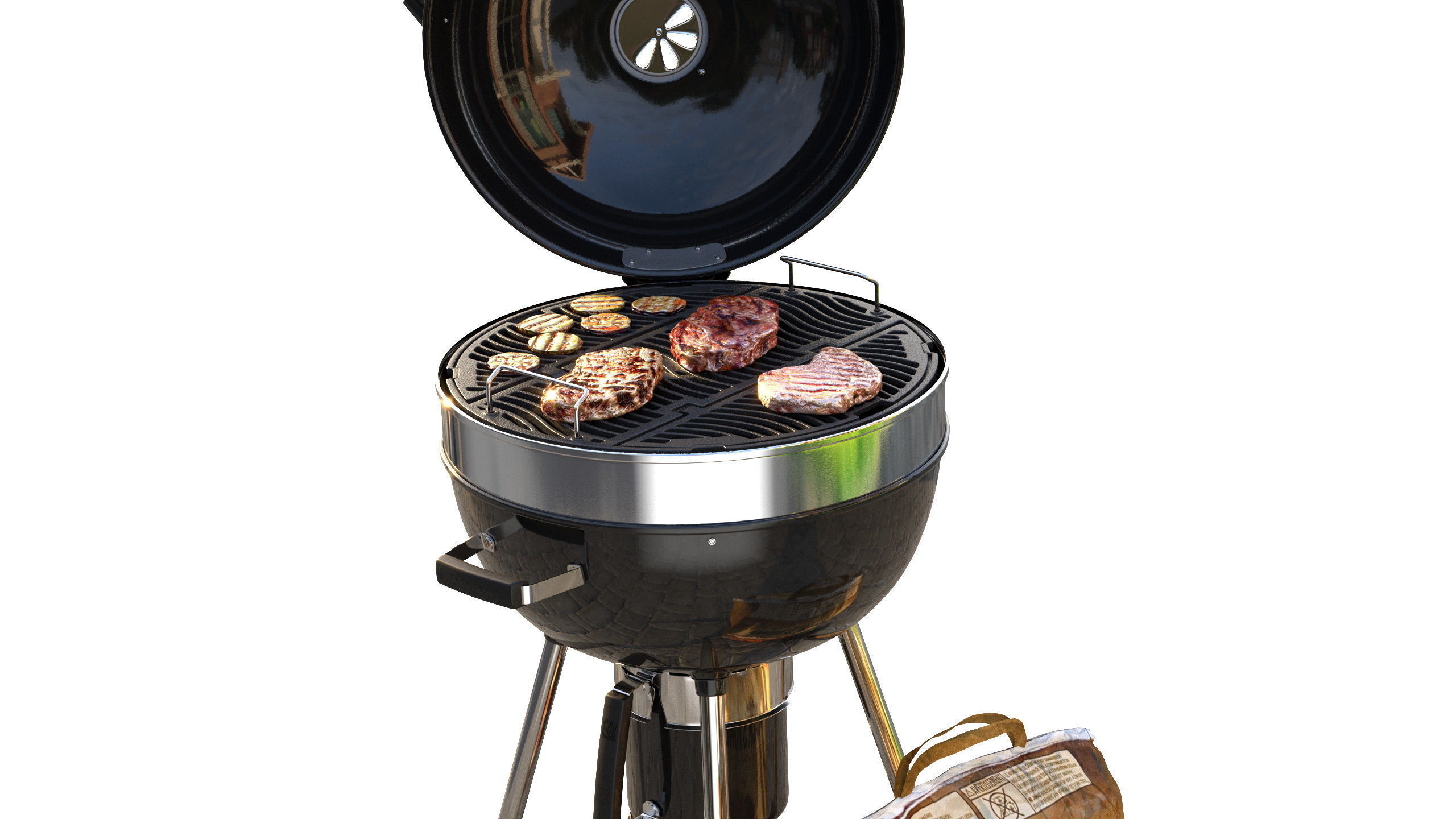 Napoleon Pro Charcoal 3D model_9