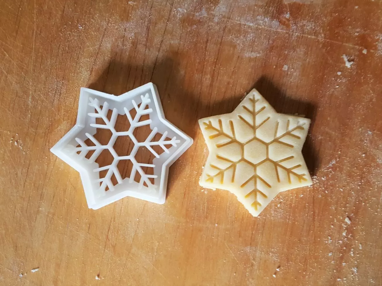 Snowflake cookie cutter 3D print model_0