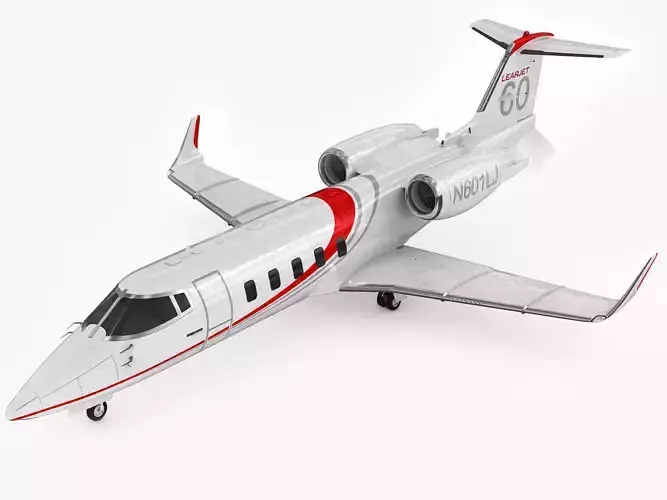 Bombardier Learjet 60 3D model