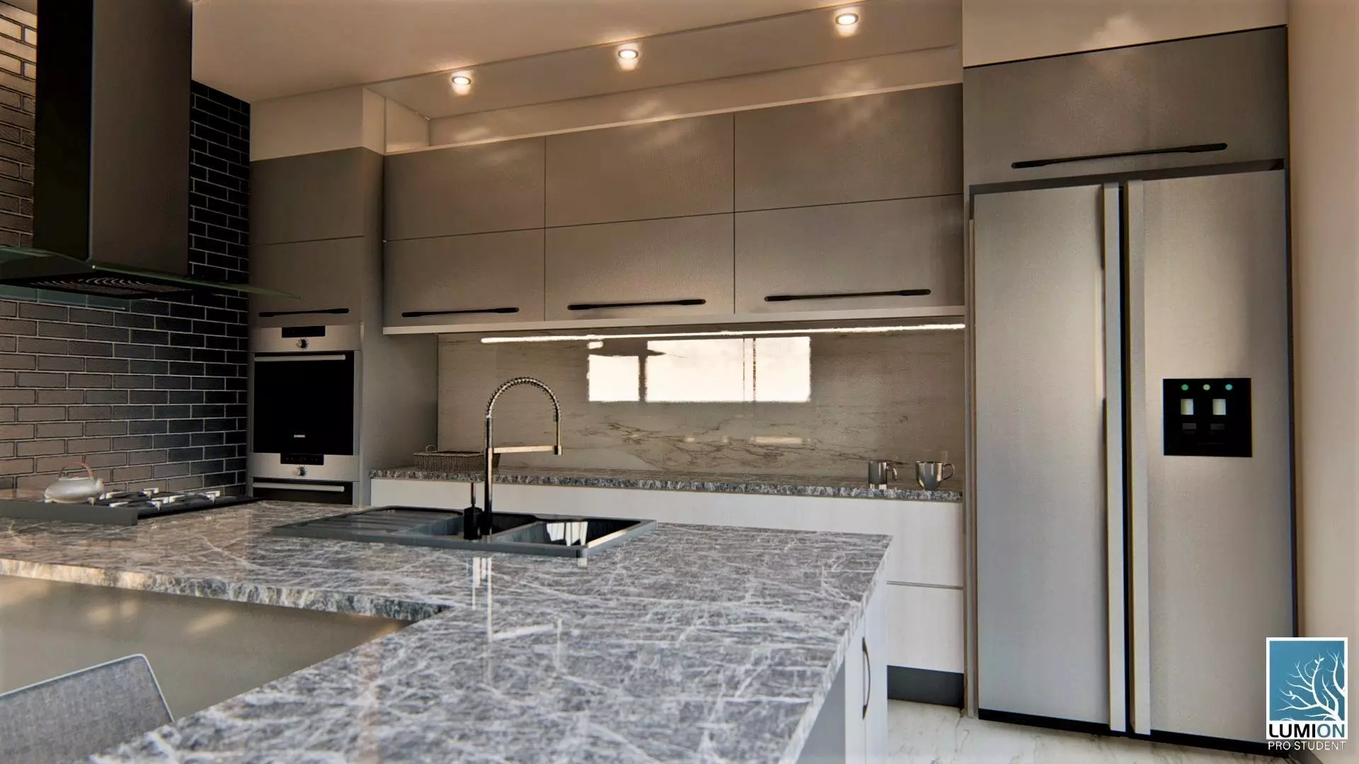 Modern Kitchen Design 3D model
