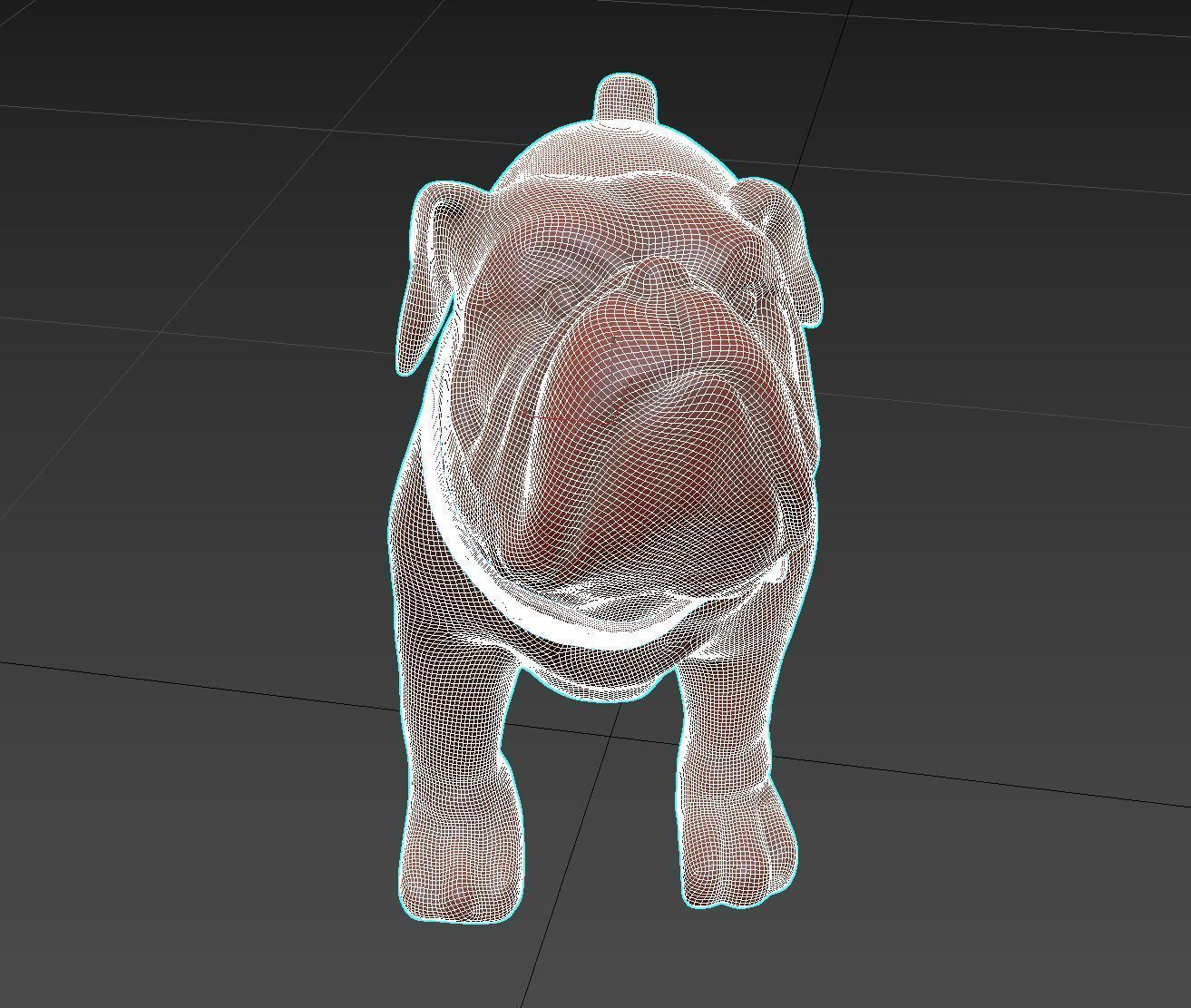 Karcher Dog Figurine Animal 3D model_9