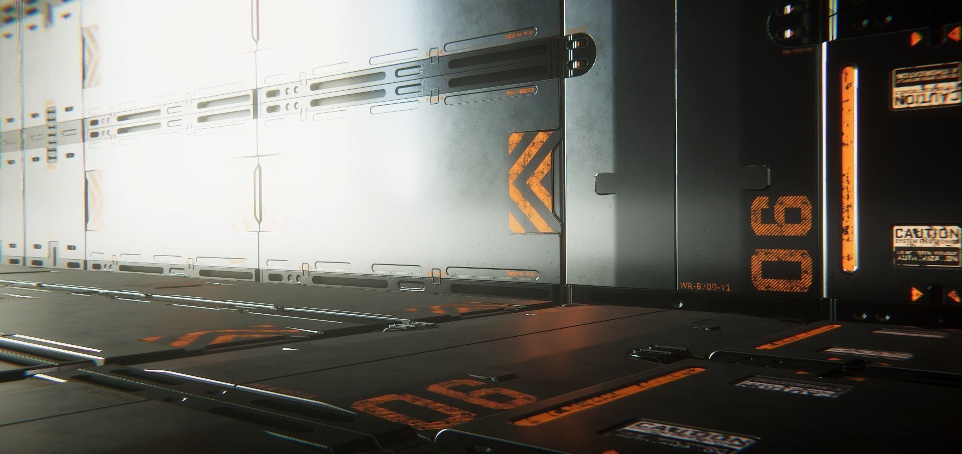 Sci-Fi Panels Kit-Bash Set 3D model_4