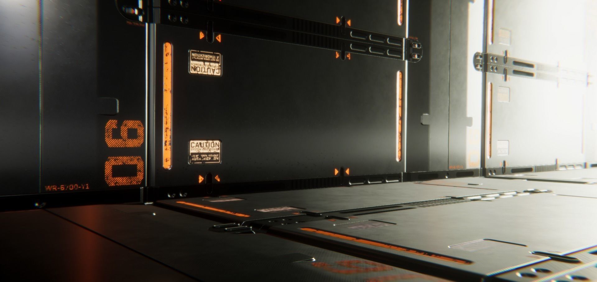 Sci-Fi Panels Kit-Bash Set 3D model_7