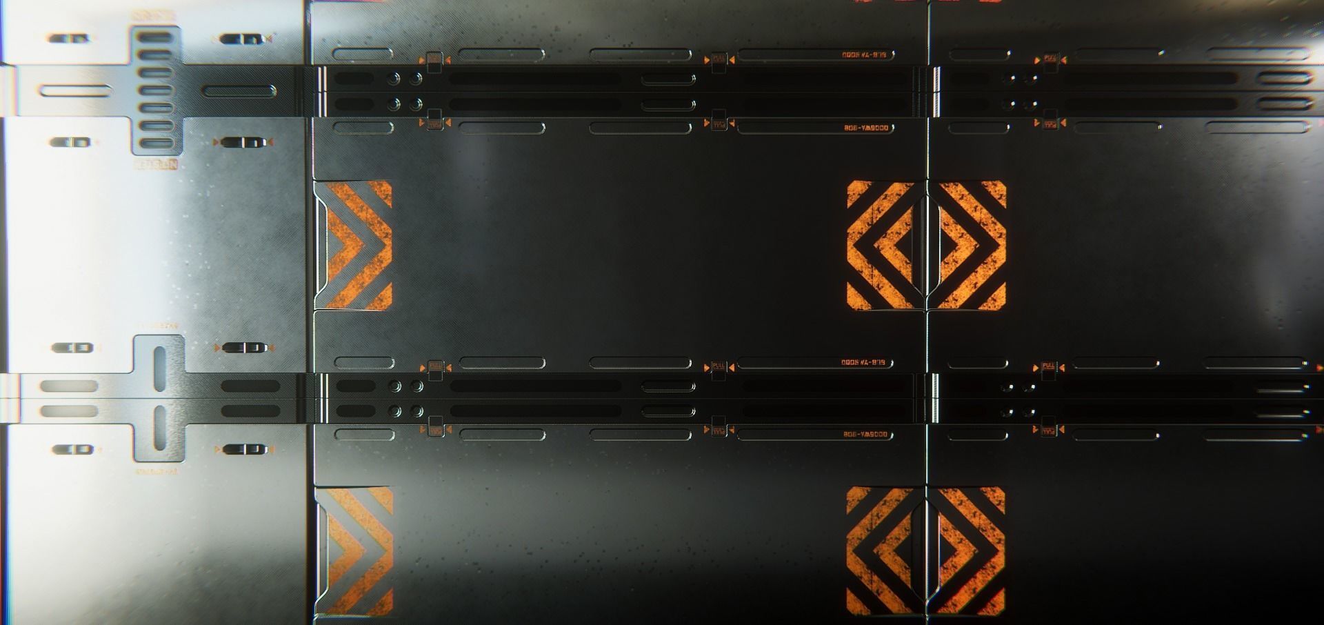 Sci-Fi Panels Kit-Bash Set 3D model_1