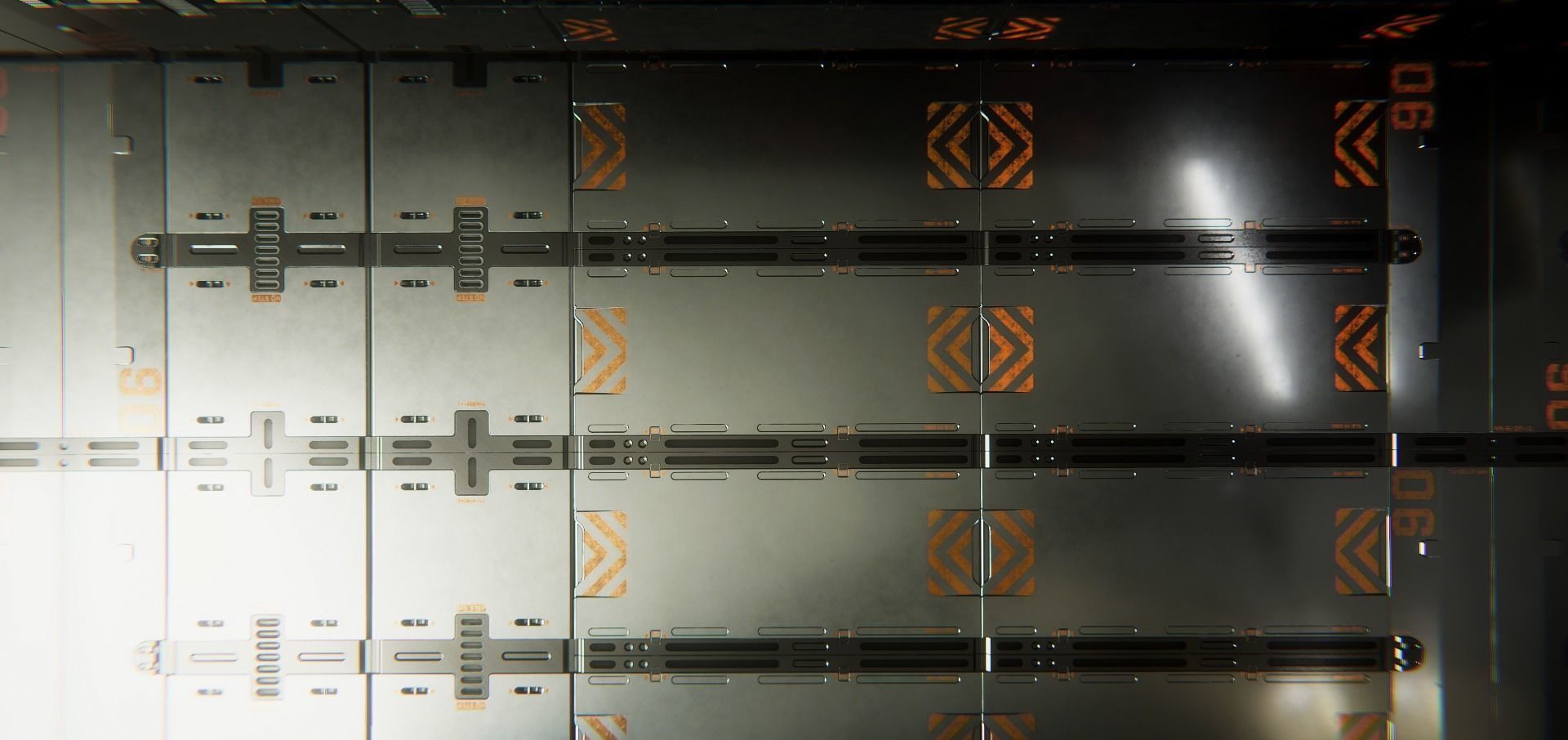 Sci-Fi Panels Kit-Bash Set 3D model_2