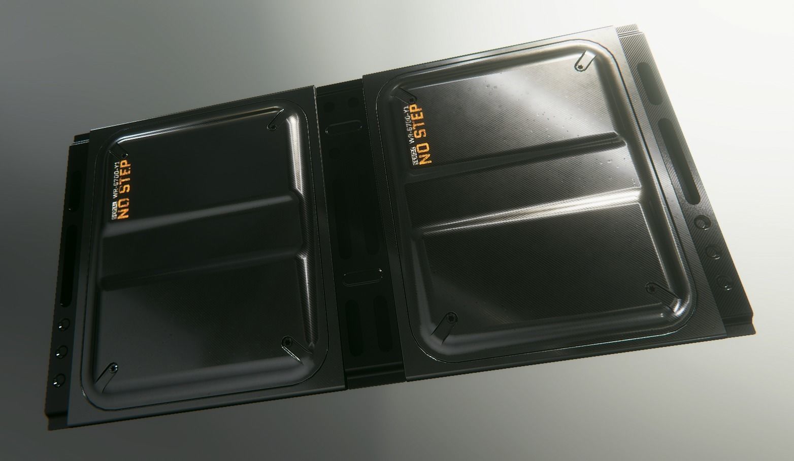 Sci-Fi Panels Kit-Bash Set 3D model_13