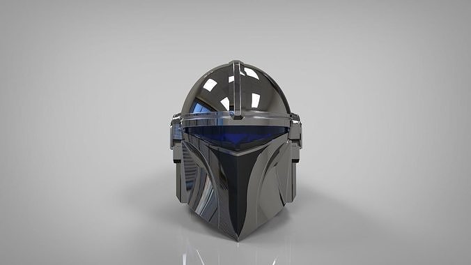 Mandalorian Silverhawks helmet mashup 3D print model