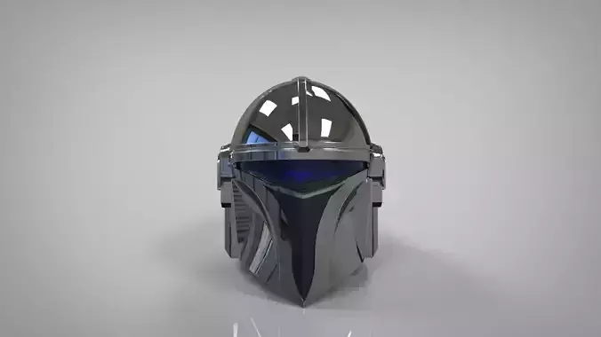 Mandalorian Silverhawks helmet mashup 3D print model