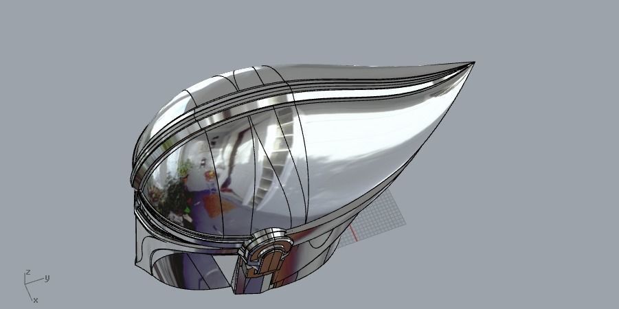 Mandalorian Silverhawks helmet mashup 3D print model_6