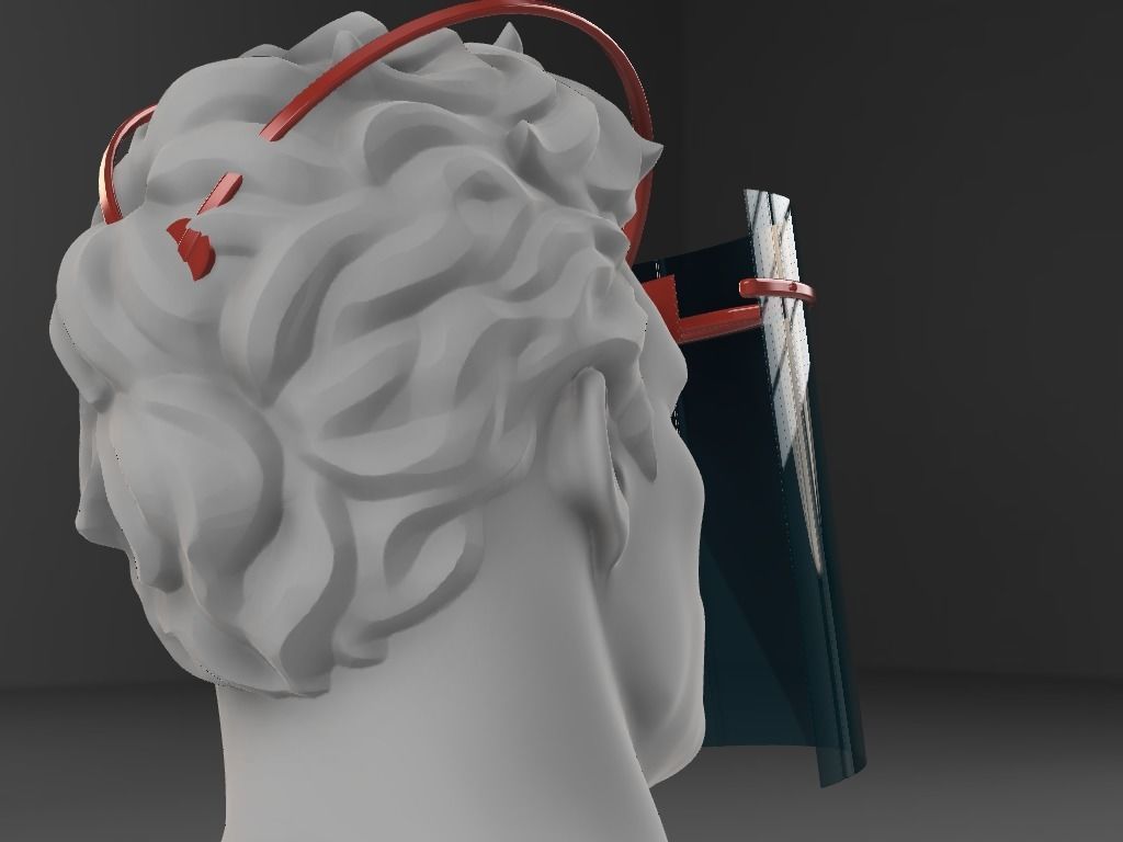 Visiera COVID-19 Face Shield Free 3D print model_9