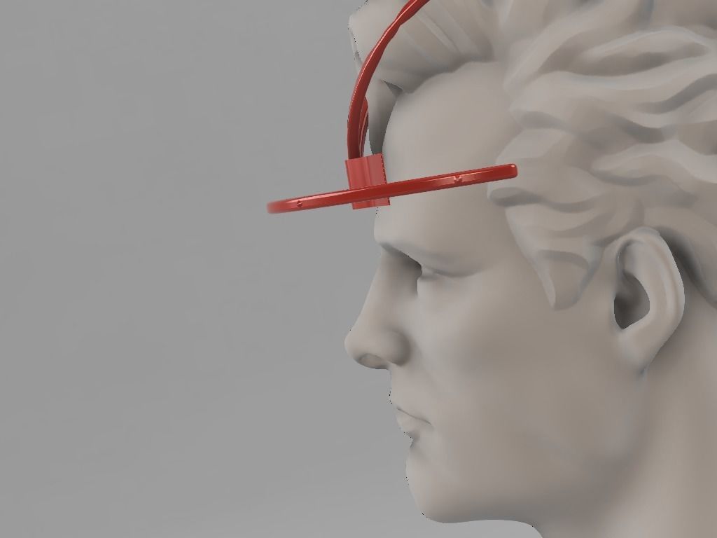 Visiera COVID-19 Face Shield Free 3D print model_3