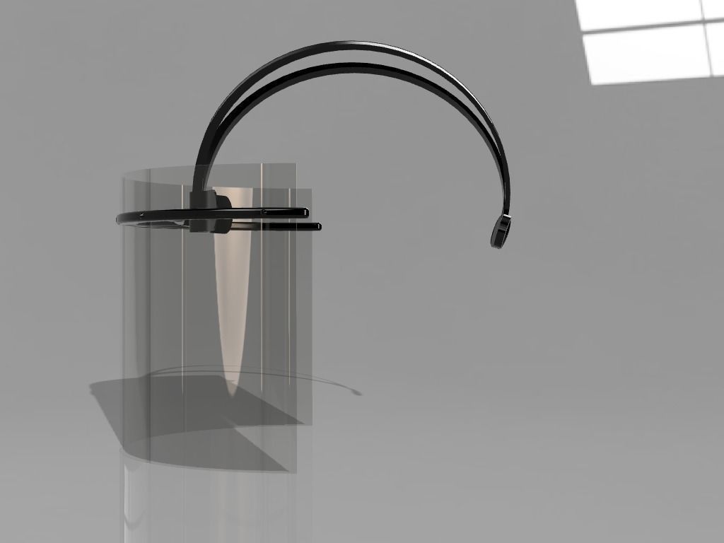 Visiera COVID-19 Face Shield Free 3D print model_7