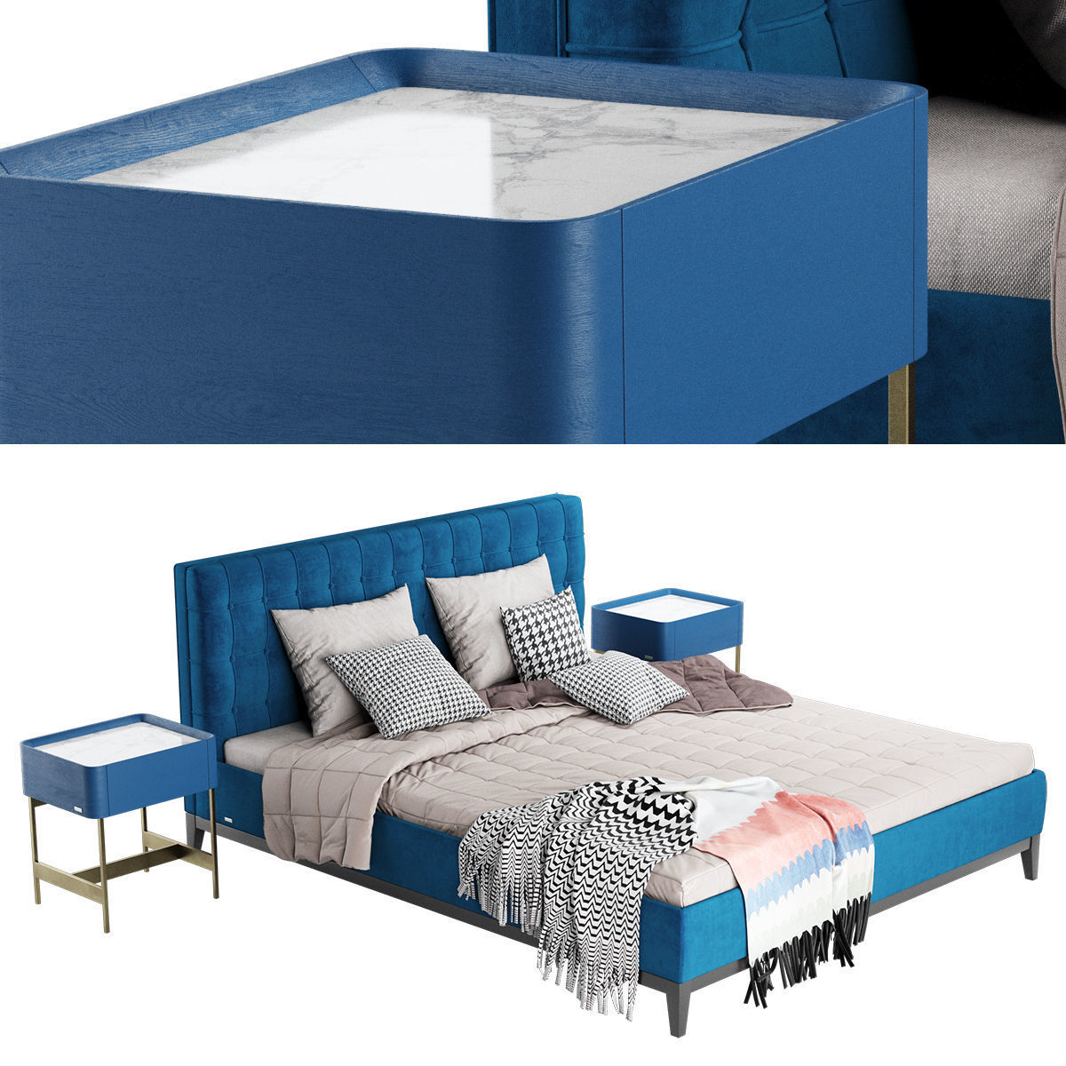 Bond Bed 3D model_2